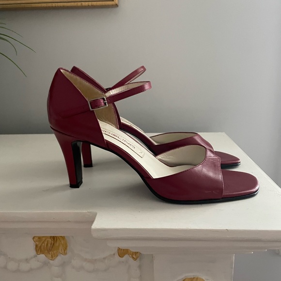Vintage Bandolinos Red sling backs 8 - Picture 4 of 5